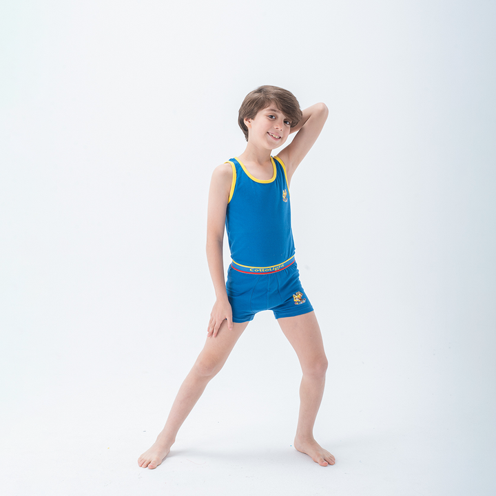 Cotton boy underwear set Made of Cotton - Sizes 4 to 16 Years