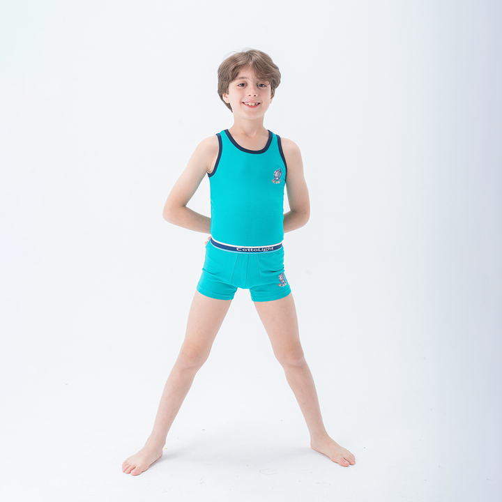 Cotton boy underwear set Made of Cotton - Sizes 4 to 16 Years
