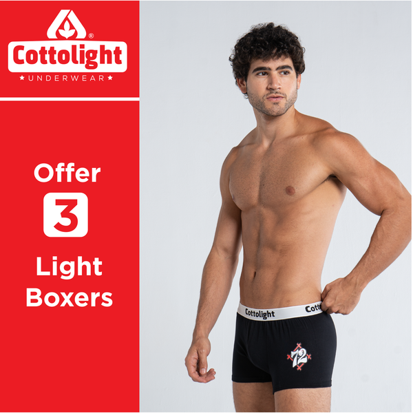 Light boxer  3 pieces