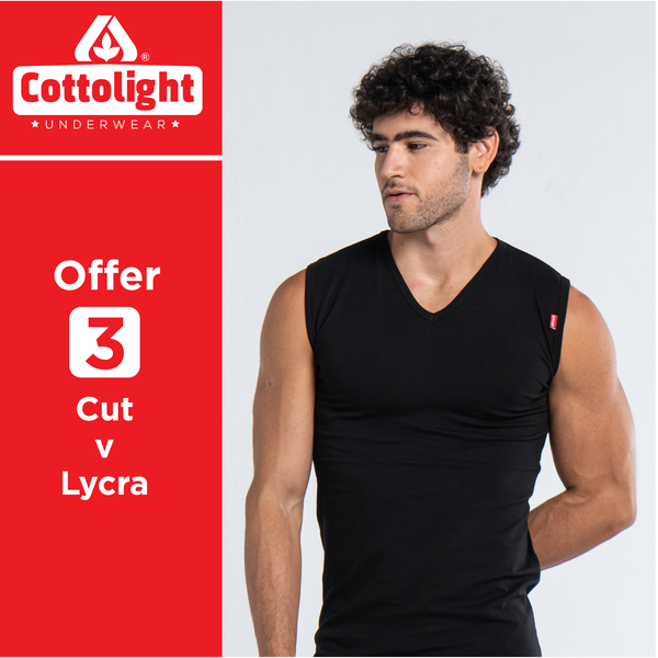 3 pieces of Cut v Lycra