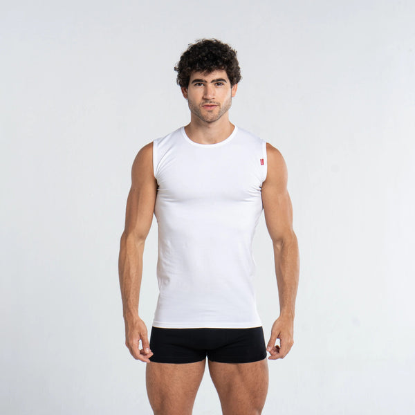 Men's Sleeveless O Lycra T-Shirt