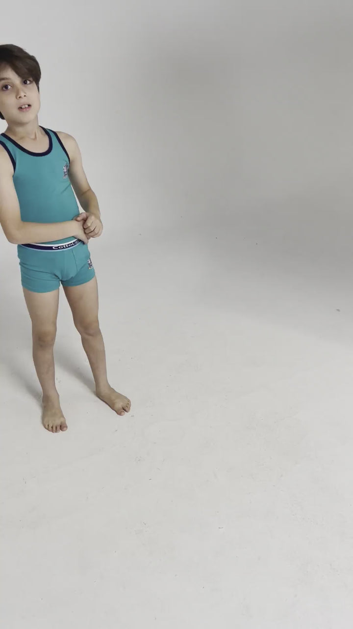 Cotton boy underwear set Made of Cotton - Sizes 4 to 16 Years